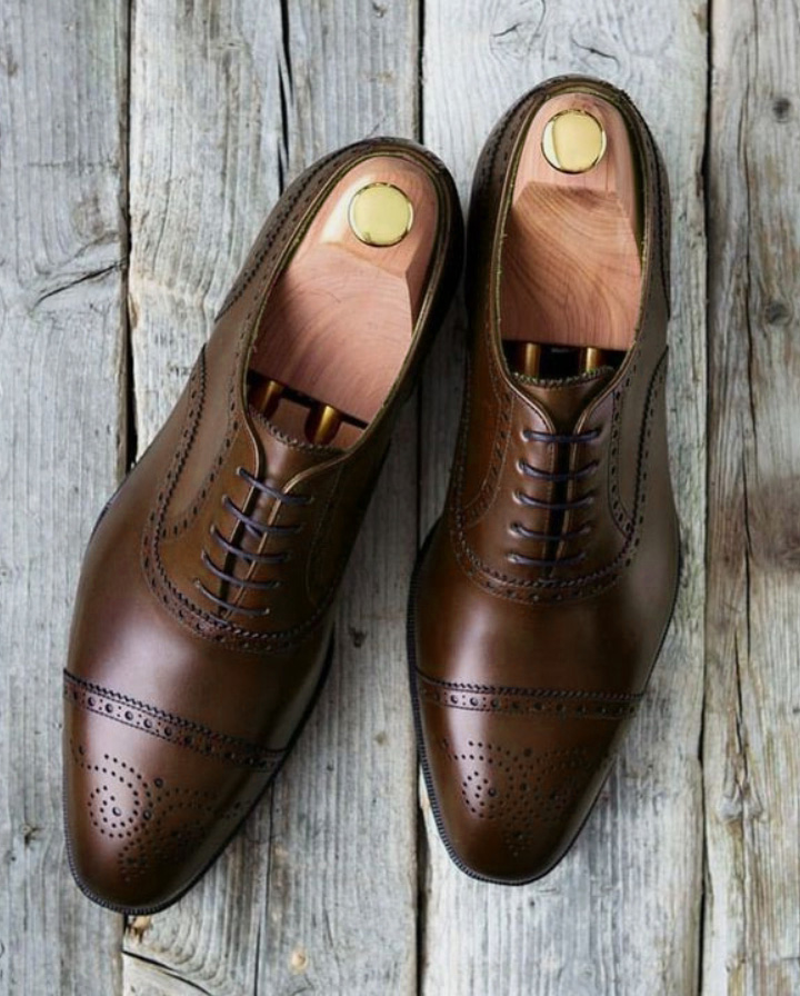 Brown Cap Toe SHOES on Luulla